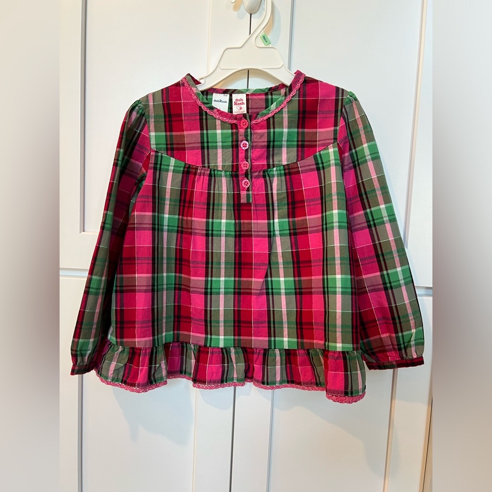 Girls dressy Holiday shirt.